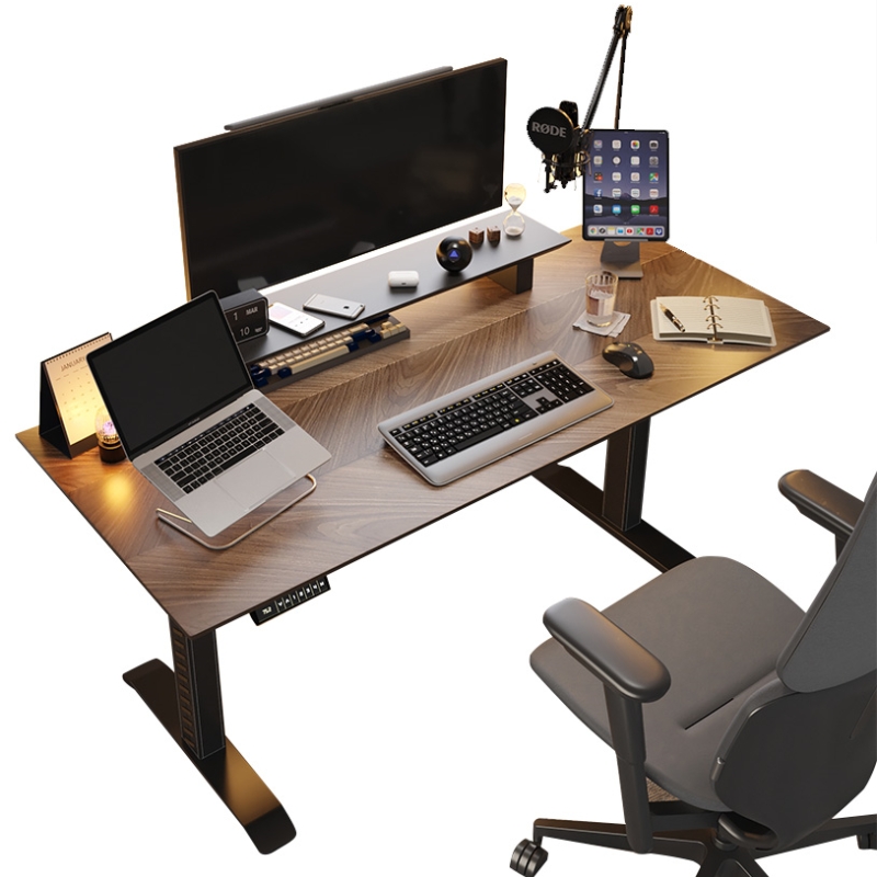 ZUOWE Executive Swivel Chair and Electric Height Adjustable Standing Desk