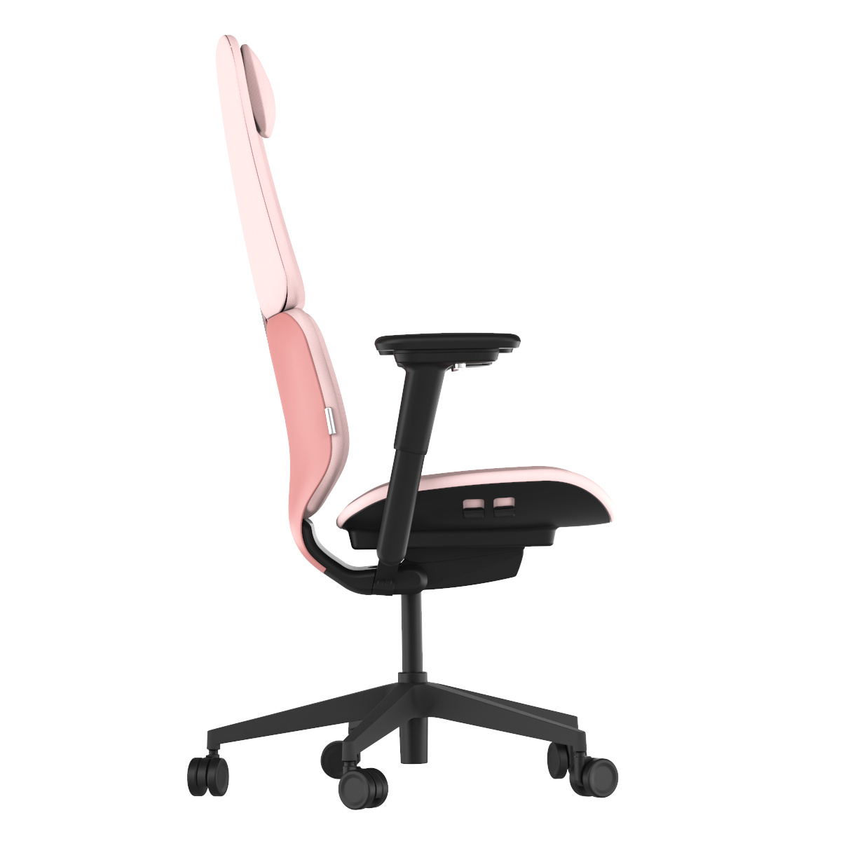 ZUOWE Pink Ergonomic Office Chair with Lumbar Support Pillow ZUOWE