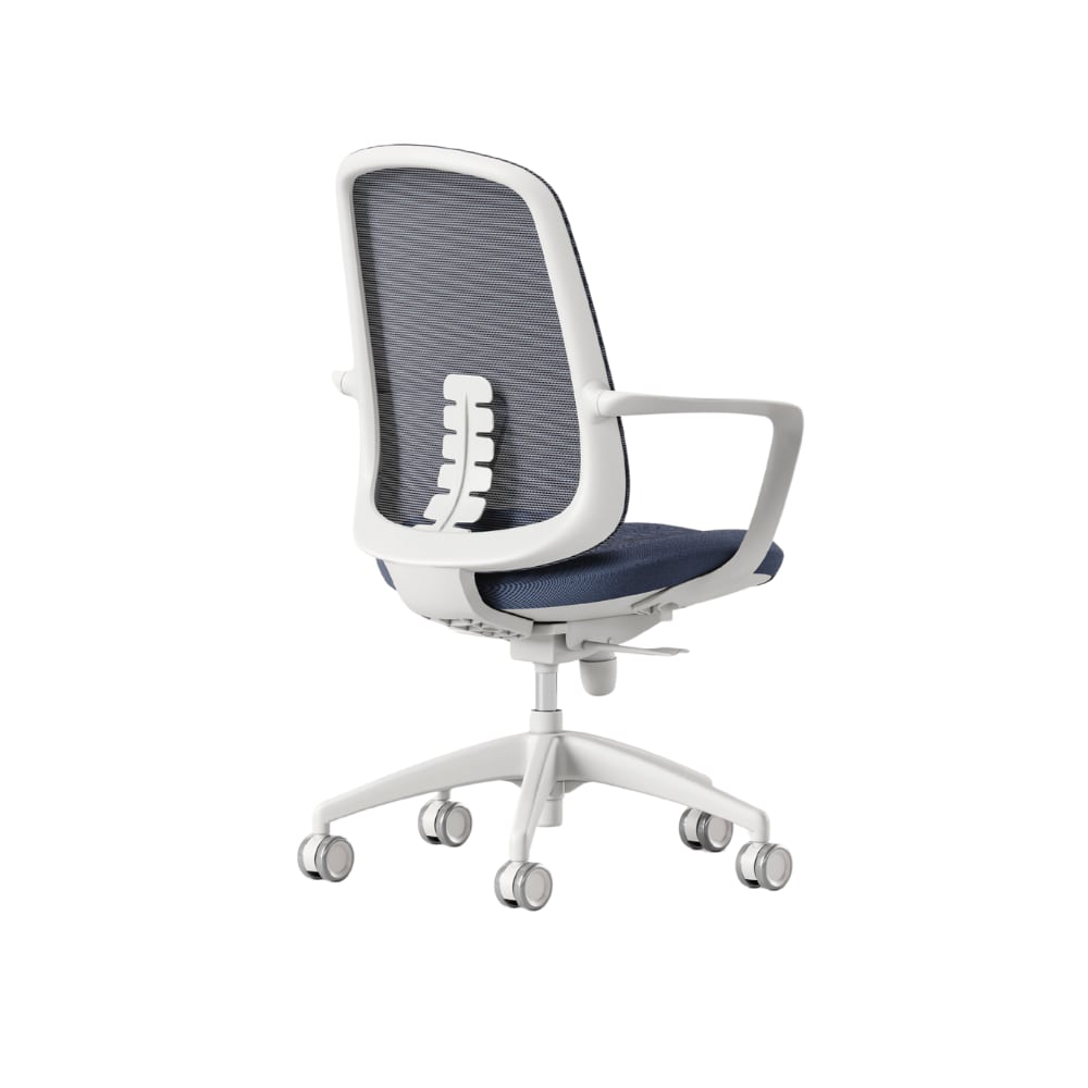 ZUOWE Comfortable Fabric Mid Back Ergonomic Chair